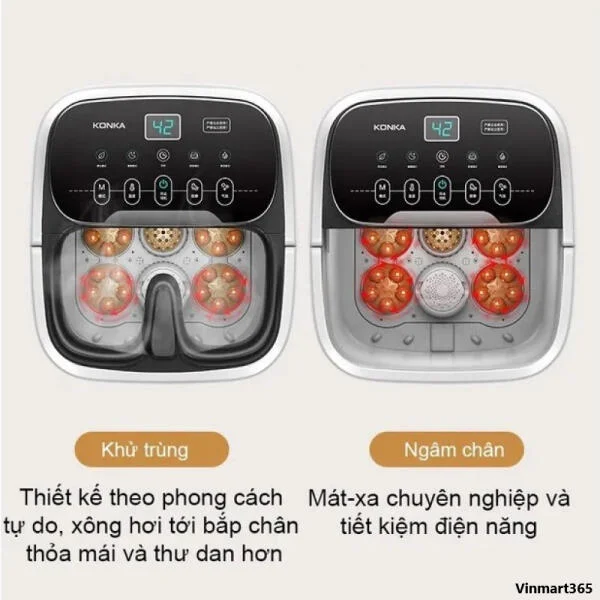 Chậu Ngâm Chân Massage KONKA Chính Hãng slide 6