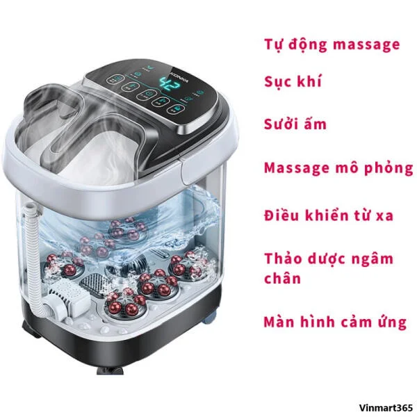 Chậu Ngâm Chân Massage KONKA Chính Hãng slide 4