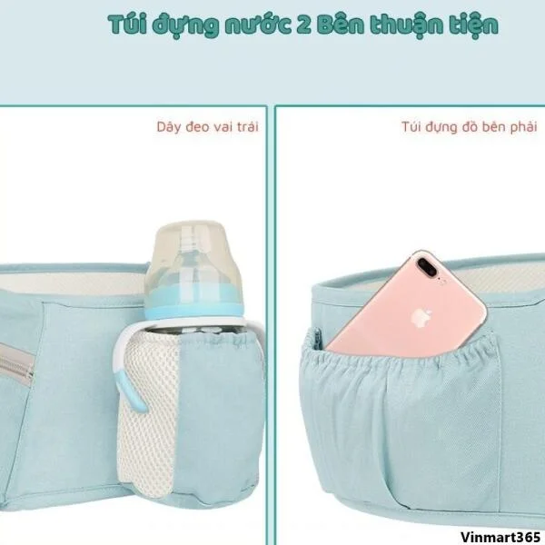 Địu Em Bé Bamboo Life BL032 Đa Chức Năng Cao Cấp slide 6