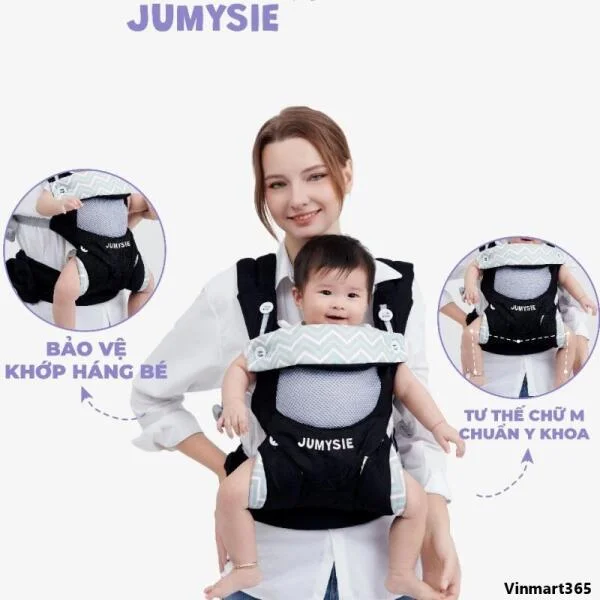 Địu Trợ Lực Jumy's Cho Bé 3 Đến 36 Tháng Tuổi Chính Hãng slide 5