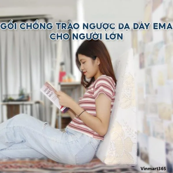 Gối Chống Trào Ngược Dạ Dày Ema Chính Hãng slide 4