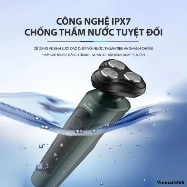 Máy Cạo Râu Yoroshiko 4in1 Chống Nước slide 4