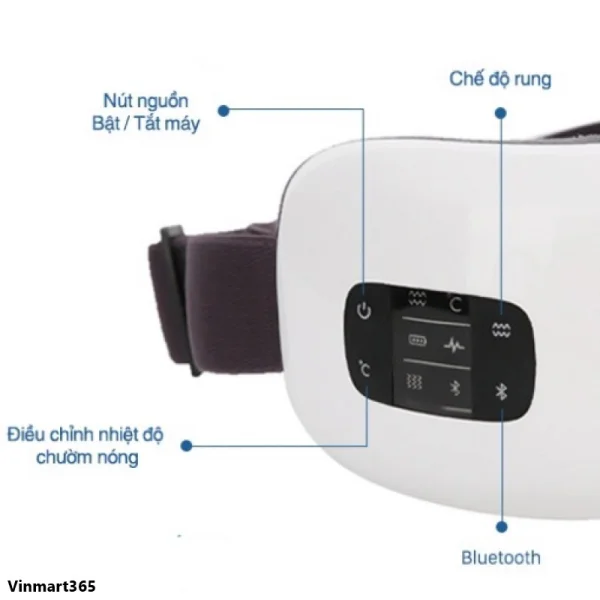 Máy Massage Mắt HY-01 Túi Khí Thông Minh Cao Cấp slide 6