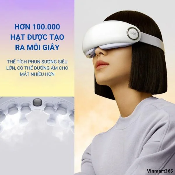 Máy Massage Mắt PGG E3 Xông Hơi Nước Chính Hãng slide 2