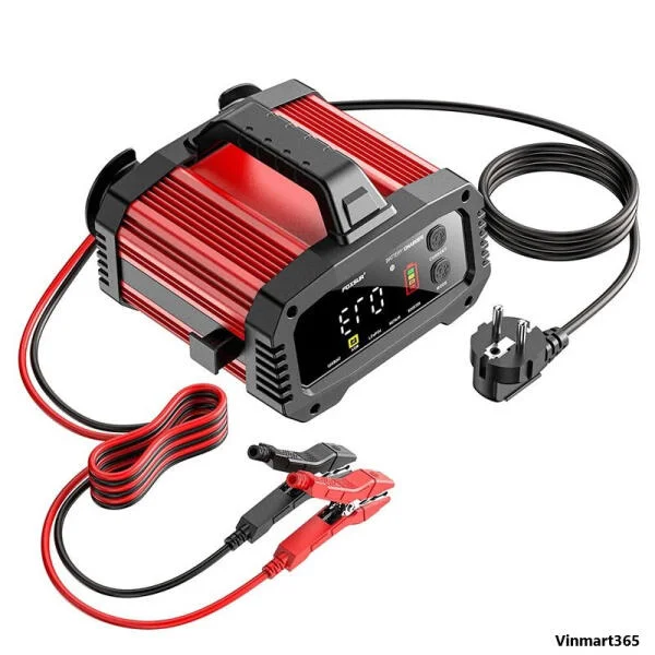 Sạc Ắc Quy FoxSur 400Ah 12V - 24V Siêu Lớn slide 3