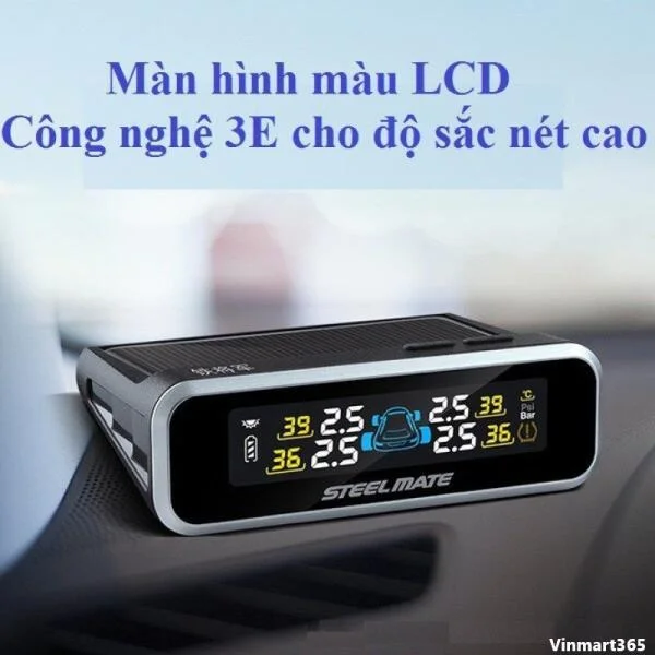 Cảm Biến Áp Suất Lốp Steelmate E3 Van Ngoài Cao Cấp slide 4