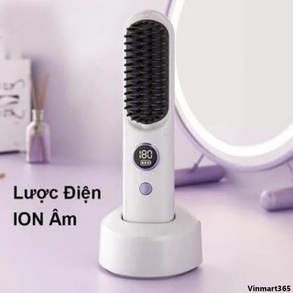 Lược Điện Không Dây Fiko EC01 Ion Âm Chính Hãng slide 5