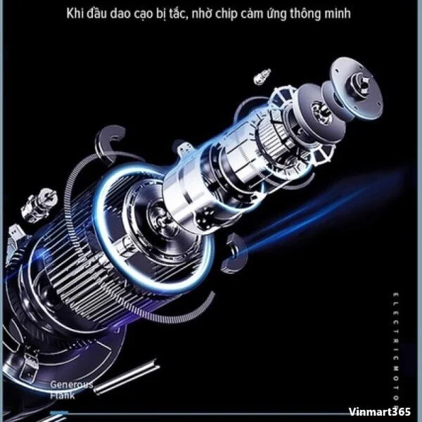 Máy Cạo Râu Flyco FS198VN 3 Lưỡi Kép Chính Hãng slide 3