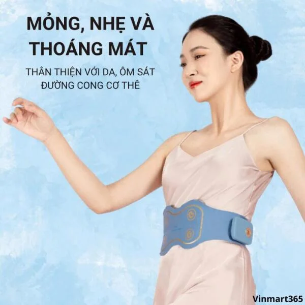Máy Massage Bụng Masaji Chườm Ấm Chính Hãng slide 3