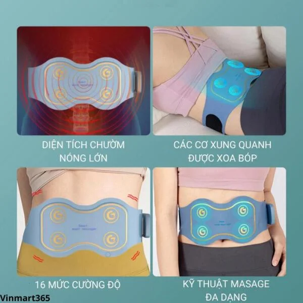 Máy Massage Bụng Masaji Chườm Ấm Chính Hãng slide 7
