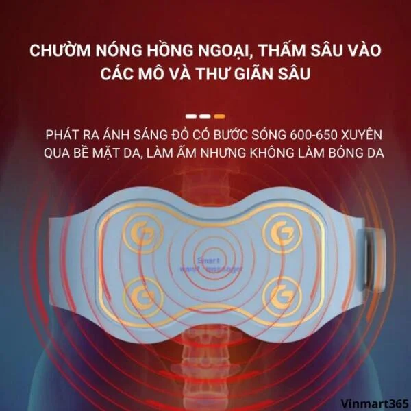 Máy Massage Bụng Masaji Chườm Ấm Chính Hãng slide 5