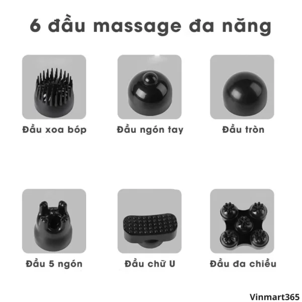 Máy Massage Cầm Tay Hakaio Đa Năng Chính Hãng slide 2