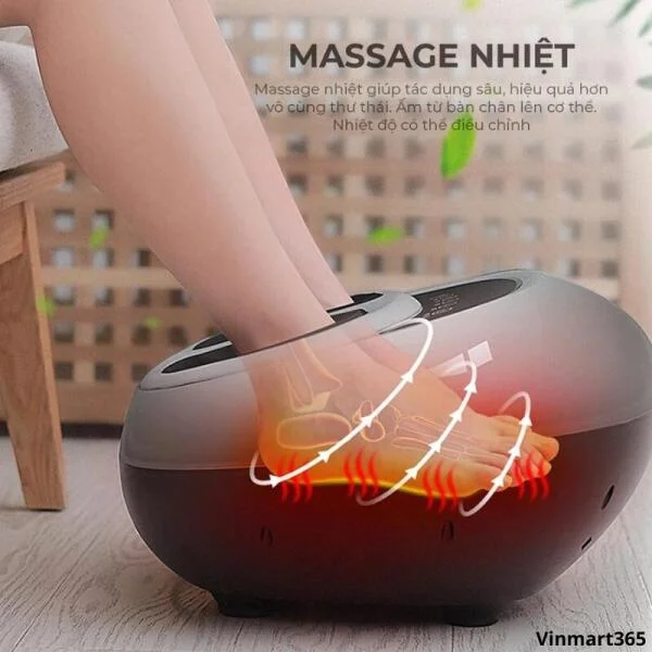 Máy Massage Chân Vispo VP-C21 Cảm Ứng Chính Hãng slide 4