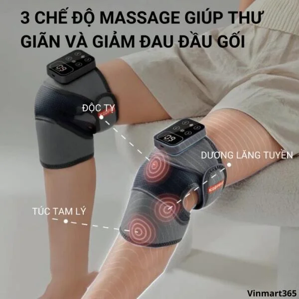 Máy Massage Đầu Gối Masaji K9 Lite Hồng Ngoại Cao Cấp slide 4
