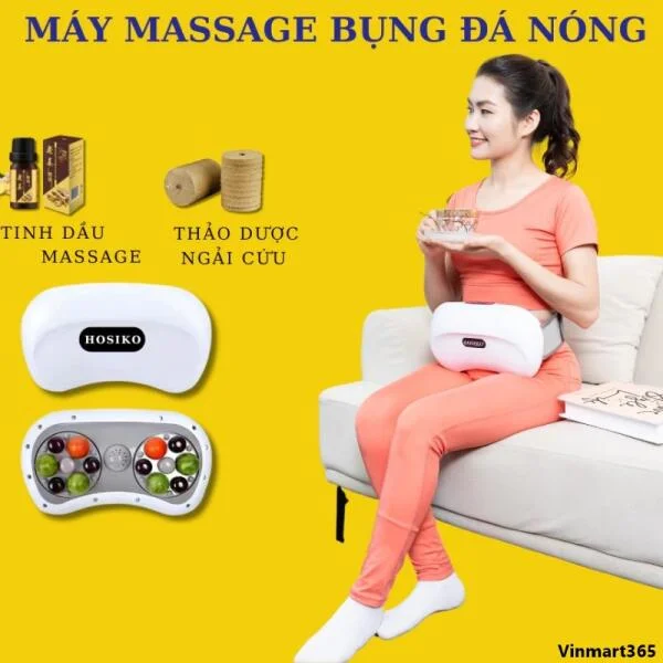 Máy Massage Giảm Mỡ Bụng Hosiko Hồng Ngoại Chính Hãng slide 3