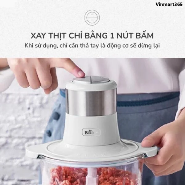 Máy Xay Thịt Bear QSJ-C03A1 Mini Đa Năng 2L Cao Cấp slide 5