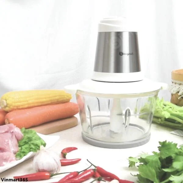 Máy Xay Thịt Simplus DDJR003 Cối Thủy Tinh Cao Cấp slide 2
