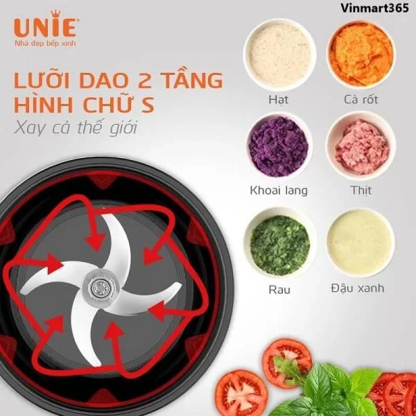 Máy Xay Thịt Unie UE226 Công Suất 300W Cao Cấp slide 7