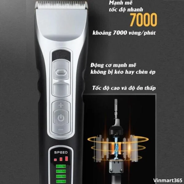 Tông Đơ Cắt Tóc Codos CHC-918 Hàn Quốc Chính Hãng slide 3