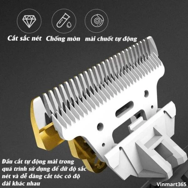 Tông Đơ Cắt Tóc Codos CHC-918 Hàn Quốc Chính Hãng slide 4