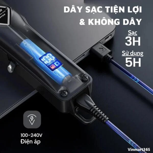 Tông Đơ Cắt Tóc Glaker K11S Thương Hiệu Đức Cao Cấp slide 5