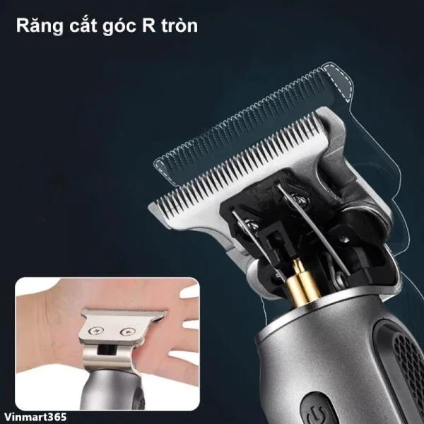 Tông Đơ Cắt Tóc Kemei KM-1757 Chấn Viền Cao Cấp slide 5