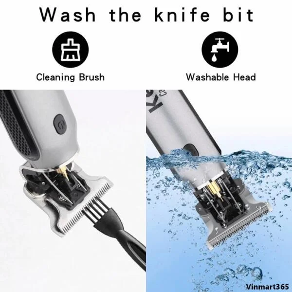Tông Đơ Cắt Tóc Kemei KM-1757 Chấn Viền Cao Cấp slide 3