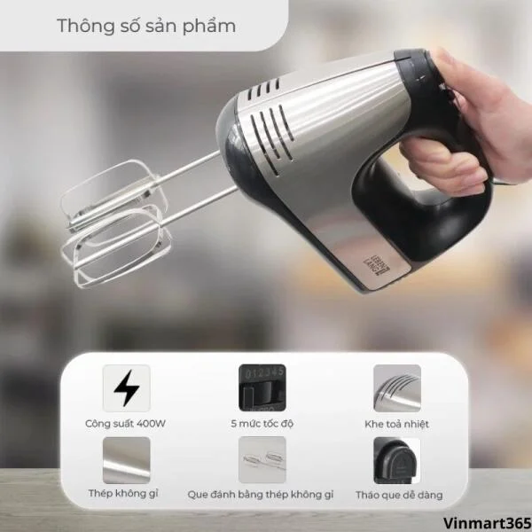 Máy Đánh Trứng Lebenlang LBL8908 Đa Năng Chính Hãng slide 3