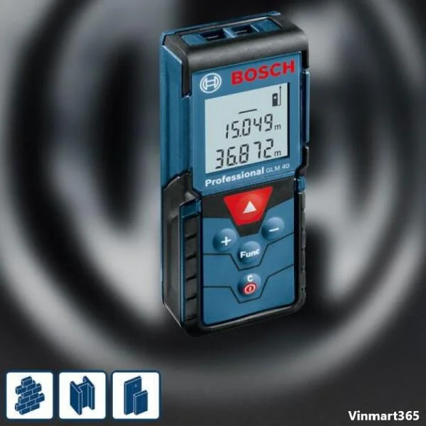 Máy Đo Khoảng Cách Laser Bosch GLM 40 Chính Hãng slide 4