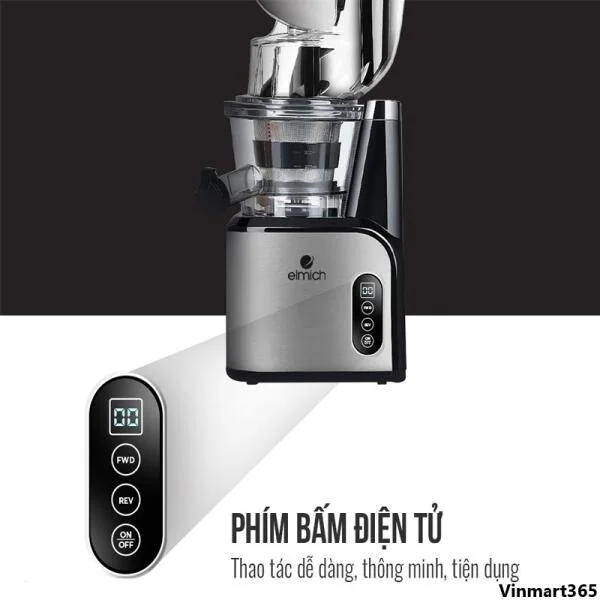 Máy Ép Chậm Elmich JEE-3898 Ép Kiệt Trái Cây Cao Cấp slide 3