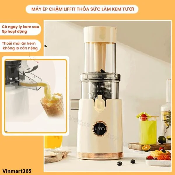 Máy Ép Chậm LIFFIT Đa Năng Ép Nguyên Quả slide 5
