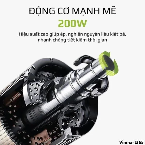 Máy Ép Chậm Mitomo EC-55 Trái Cây Chính Hãng slide 7