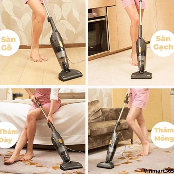 Máy Hút Bụi Deerma DX115C Cầm Tay Chính Hãng slide 6