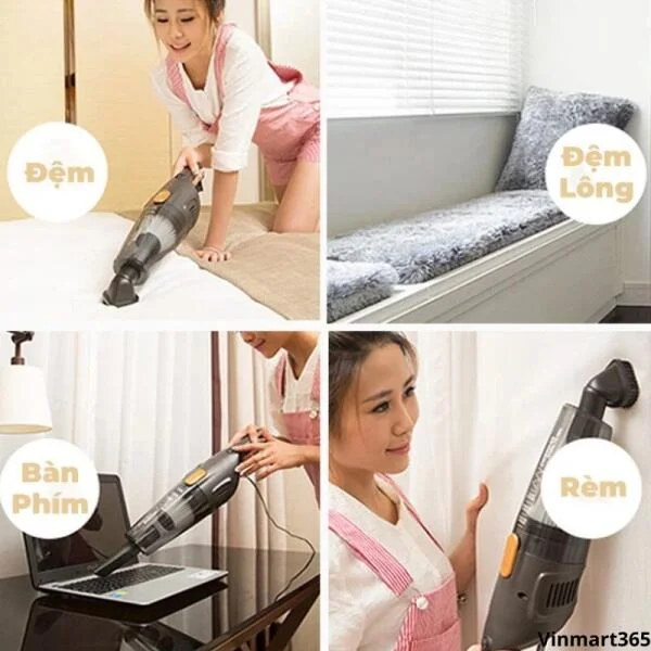 Máy Hút Bụi Deerma DX115C Cầm Tay Chính Hãng slide 4