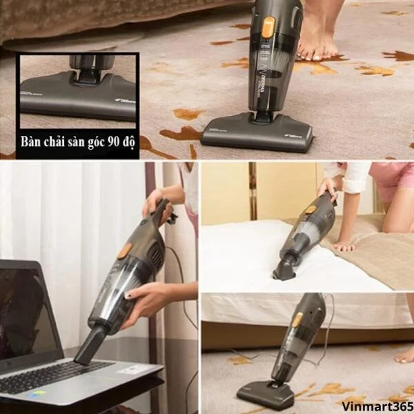 Máy Hút Bụi Deerma DX115C Cầm Tay Chính Hãng slide 7