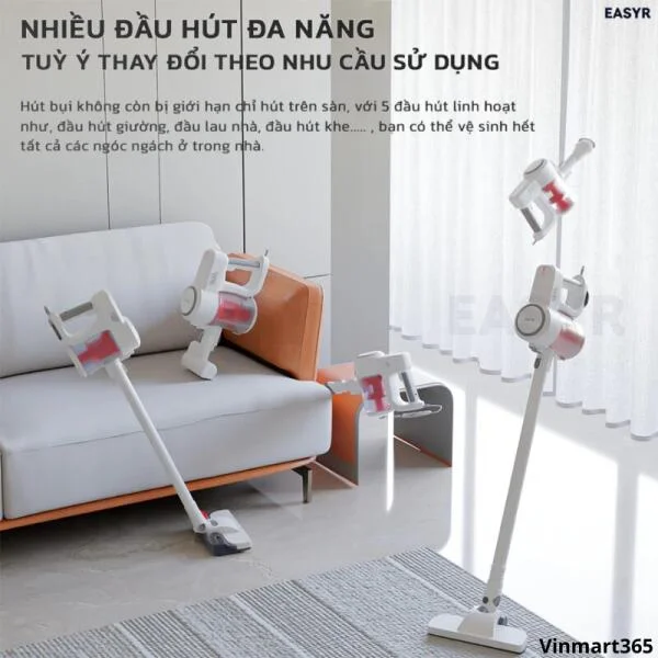 Máy Hút Bụi Lau Nhà EASYR UC11 Chính Hãng slide 4