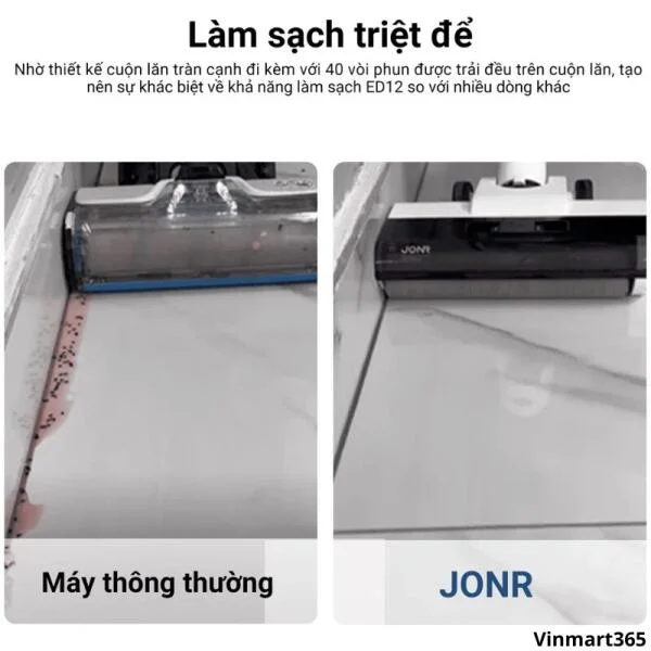 Máy Hút Bụi Lau Sàn JONR ED12 Tràn Viền Không Dây Cao Cấp slide 5