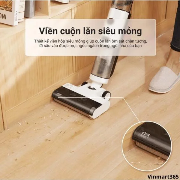 Máy Hút Bụi Lau Sàn JONR ED12 Tràn Viền Không Dây Cao Cấp slide 4