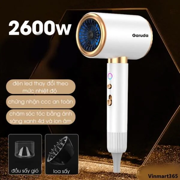 Máy Sấy Tóc Garuda Công Suất 2600W Chính Hãng slide 7