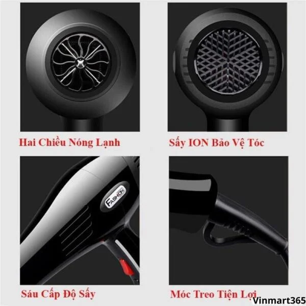 Máy Sấy Tóc HAEGER 2 Chiều Tạo Kiểu Chính Hãng slide 6