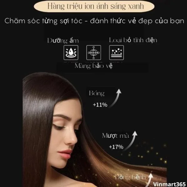 Máy Sấy Tóc Haliway Hai Chiều Nóng Lạnh Chính Hãng slide 6