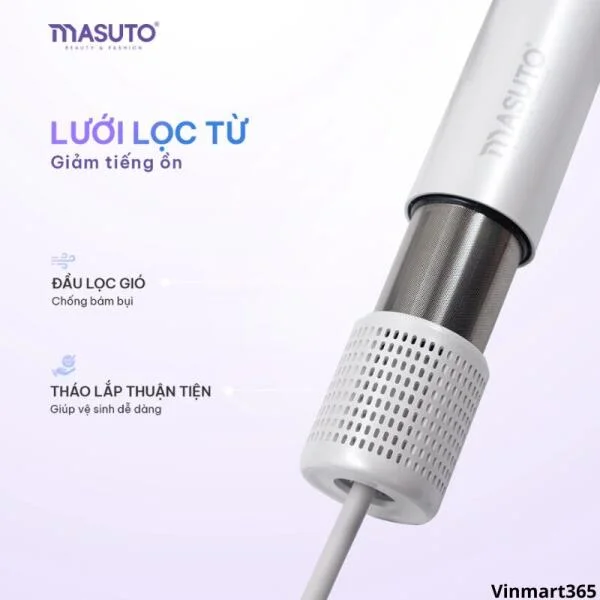 Máy Sấy Tóc Ion Âm Masuto Skylon 2 Chiều Nóng Lạnh Cao Cấp slide 4
