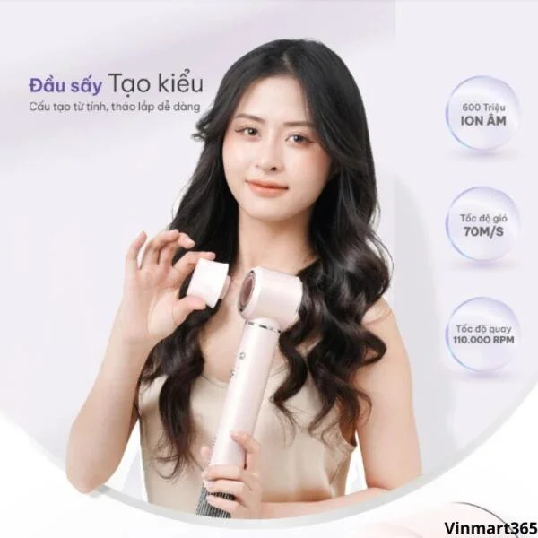 Máy Sấy Tóc Masuto 5in1 Tạo Kiểu Đa Năng Chính Hãng slide 7