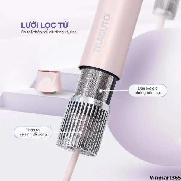 Máy Sấy Tóc Masuto 5in1 Tạo Kiểu Đa Năng Chính Hãng slide 5