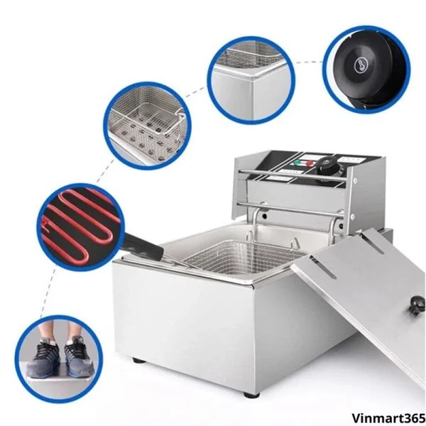 Bếp Chiên Nhúng Điện SUNNY 2500W Chính Hãng slide 2