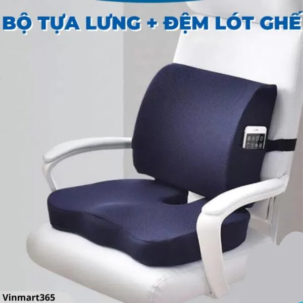 Bộ Gối Tựa Lưng Và Đệm Lót Ghế CECILA Văn Phòng Cao Cấp slide 5
