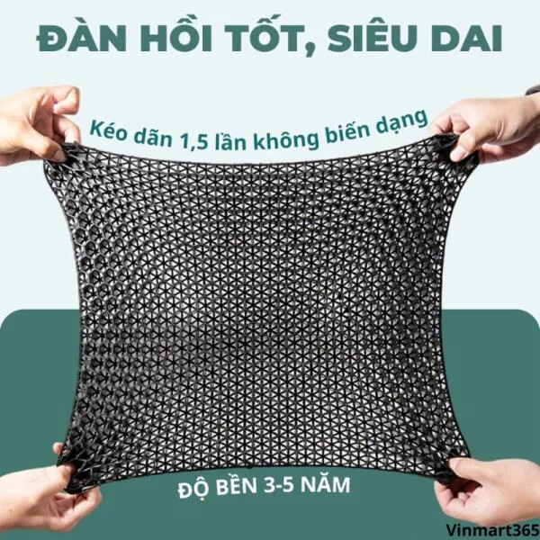 Đệm Ngồi 3D Silicon Văn Phòng CECILA Cao Cấp slide 3