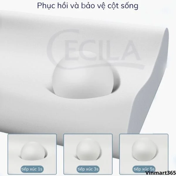 Gối Cao Su Non Người Lớn CECILA Chính Hãng slide 2
