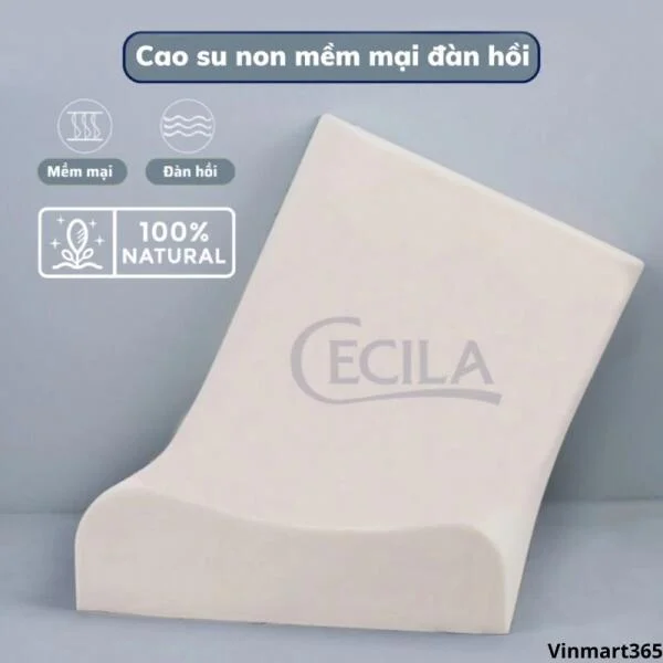 Gối Cao Su Non Người Lớn CECILA Chính Hãng slide 5
