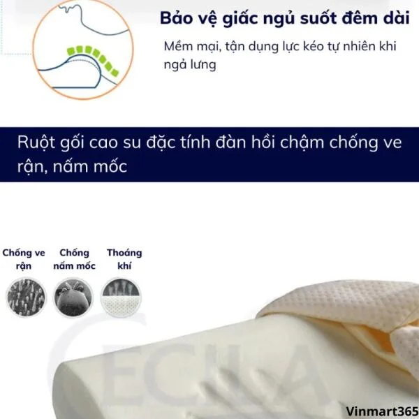 Gối Cao Su Non Người Lớn CECILA Chính Hãng slide 4